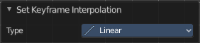 Last Operator Set Keyframe Interpolation
