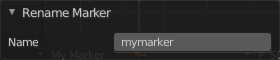 Last Operator Rename Marker