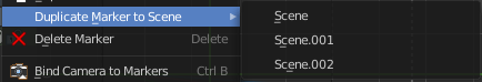Duplicate Marker to Scene