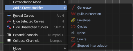 Add F-Curve Modifier