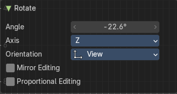 Proportional editing