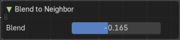 Adjust Last operator Blend to Neighbor
