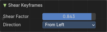 Adjust Last operator Push Pull Keyframes