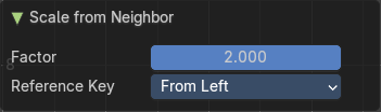 Adjust Last operator Scale from Neighbor