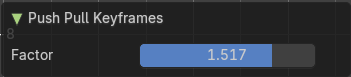 Adjust Last operator Push Pull Keyframes