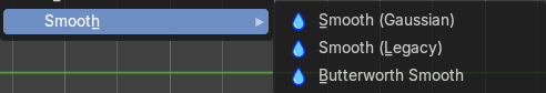 Smooth submenu