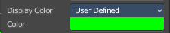 Display Color