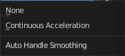Handle Smoothing