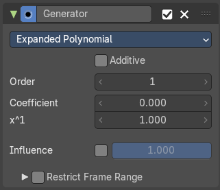 Generator modifier