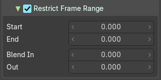 Restrict Frame Range