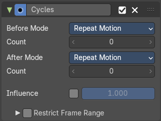 Cycles modifier