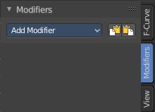 Modifiers Tab - Modifiers Panel