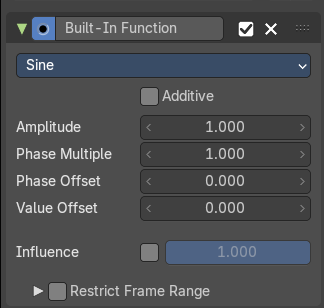 Built- in Function modifier