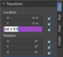 Editing the expression from the property