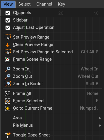 Drivers Editor - View Menu