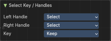 Last Operator Select Key / Handles