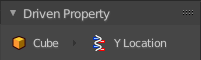 Driven Property Panel