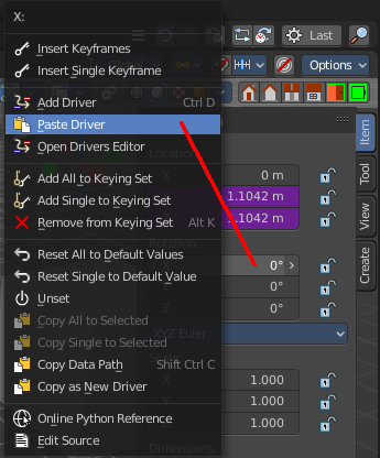 Setting up by Copy as New Driver