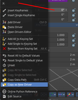 Setting up by Copy as New Driver