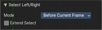 Last Operator Select Left/Right