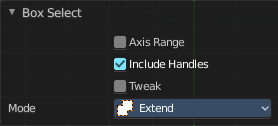 Last Operator Box Select