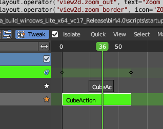 Tweak Action (Lower Stack)