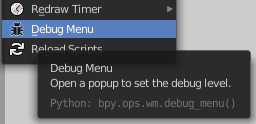 Debug Menu