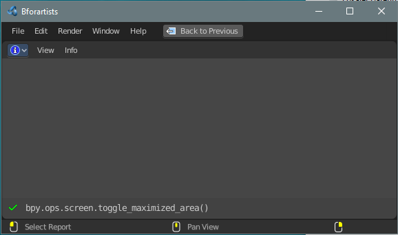 Toggle Maximize Area