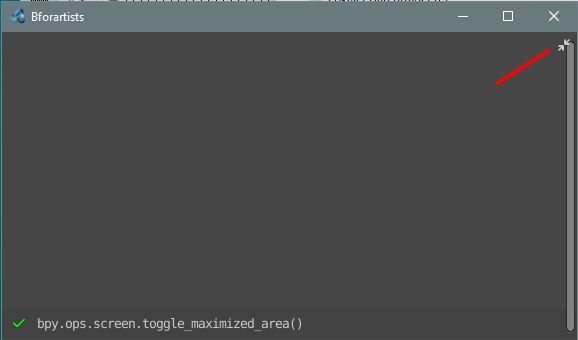 Toggle Fullscreen Area