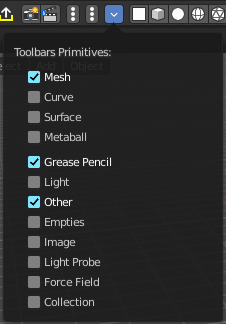 Toolbars Menus