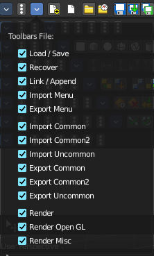 Toolbars File