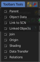 Toolbars Tools