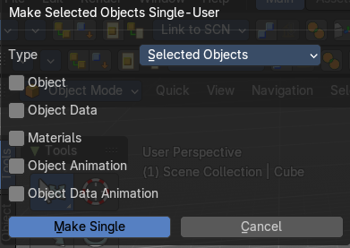Make Single User