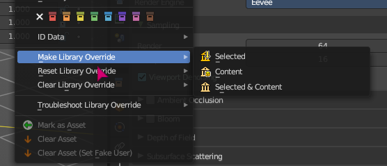 Make Library Override