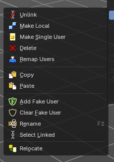 Outliner ID Data Operation