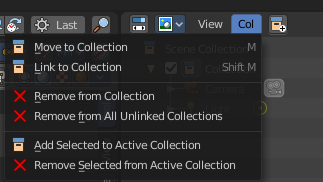 Collection Menu