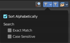 Filter options