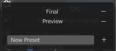 Presets