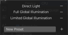 Presets