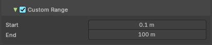 Custom Range subpanel