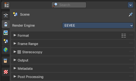 Output Properties Tab