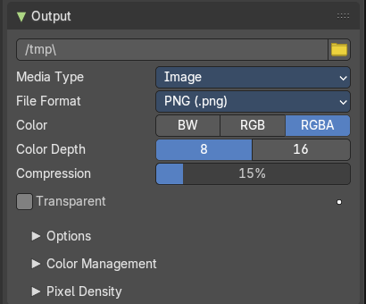 Output Panel