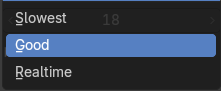 Encoding Speed