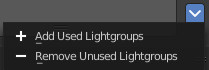 Lightgroup Sync menu
