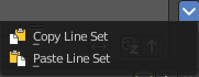 Lineset Specials menu