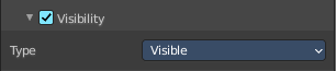 Visibility Subpanel