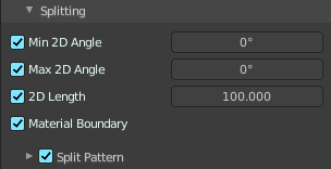 Splitting subpanel