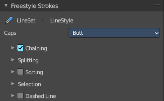 Freestyle Strokes Panel