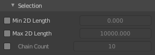 Selection Subpanel