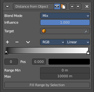 Distance from Object